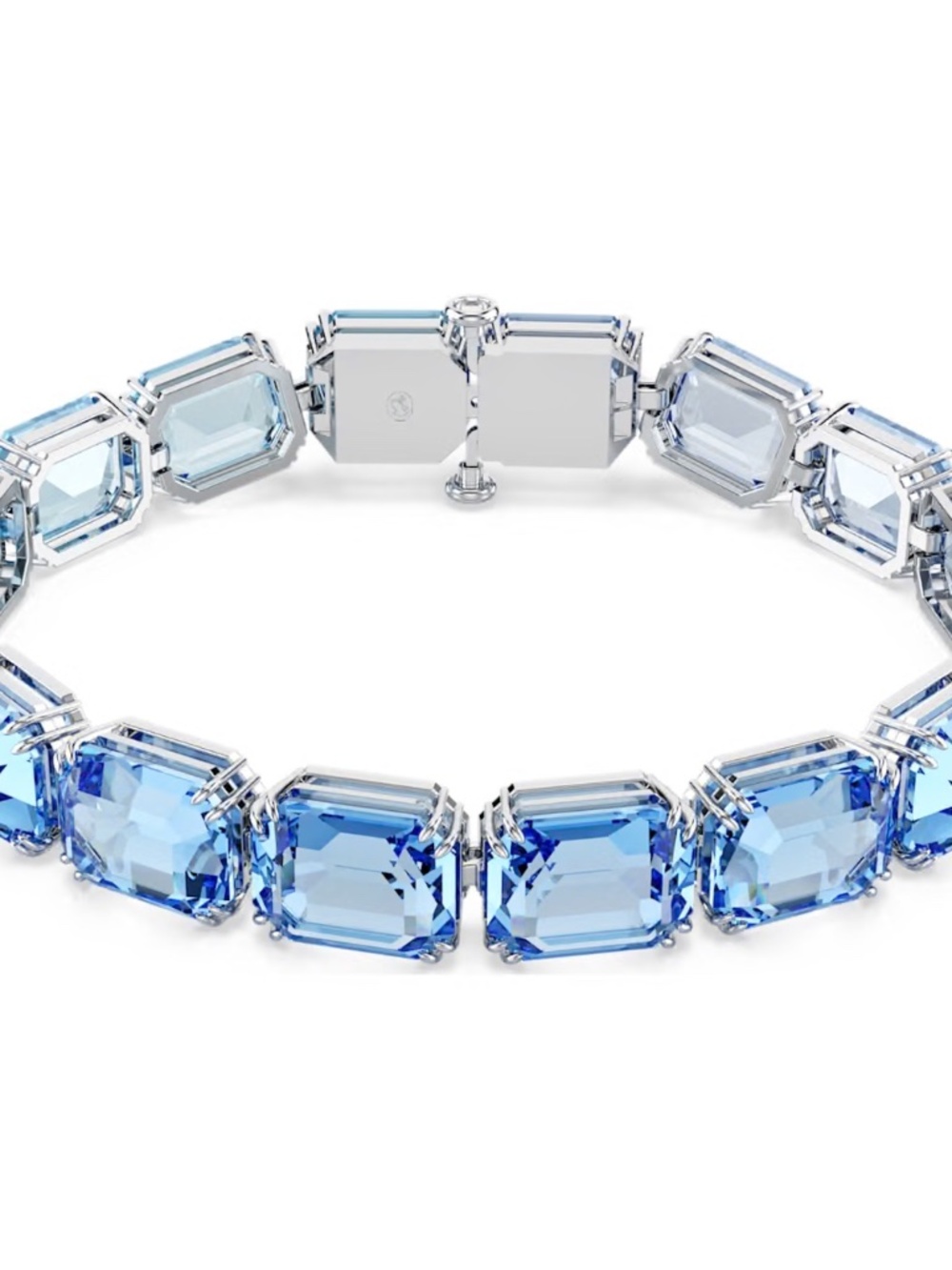 Swarovski Millenia Tennis Bracelet, Octagon Cut, Color Gradient, Blue